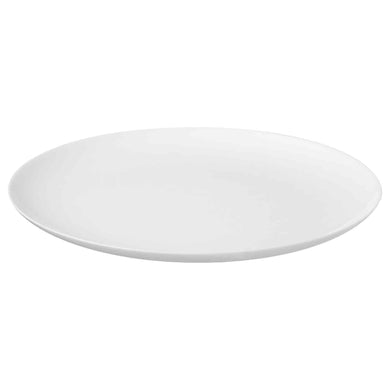 2x Ikea Branded FLAMSIG Pizza Plate, White 32cm dia,