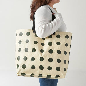 2x NEW SACKKARRA CARRIER BAG MEDIUM WITH BLACK DOT  18x45x45cm 36L