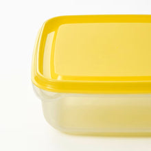 Load image into Gallery viewer, Ikea Pruta Transparent Yellow Food Containers Heavy Duty [3in1pack]