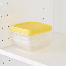 Load image into Gallery viewer, Ikea Pruta Transparent Yellow Food Containers Heavy Duty [3in1pack]