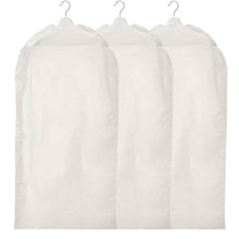 Load image into Gallery viewer, 3x Ikea RENSHACKA Clothes cover, protect from dirt and dust, transparent, white