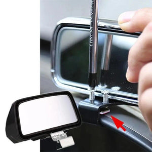 2Pcs HD Blind Spot Mirror Adjustable Angle Driving Instructor  For Drivng School
