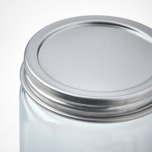 4x I.k.e.a CITRONHAJ Spice Jar, Glass Stainless Steel 35 cl [ 4 in1 pack ]