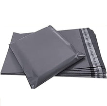 Load image into Gallery viewer, 14&#39;&#39;x17&#39;&#39; 500 STRONG GREY PLASTIC MAILING BAGS POLY POSTAGE SELF SEAL