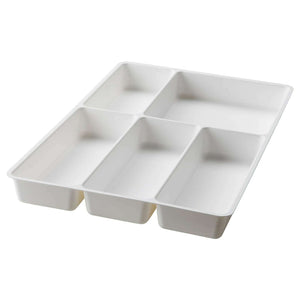 Ikea STODJA Kitchen Organiser Utensil Tray, White, Plastic