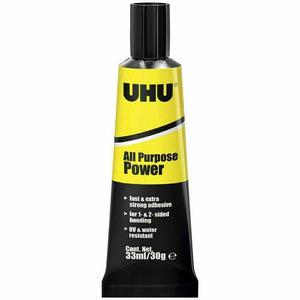 New UHU All Purpose Super Glue Very Strong Like Nails Clear Adhesive -33ml UK