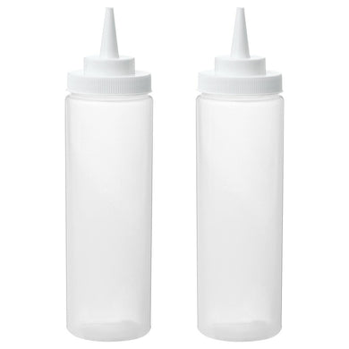 IKEA GRILLTIDER Food Sauce Restaurant Squeeze Bottle Plastic/transparent 2-pack