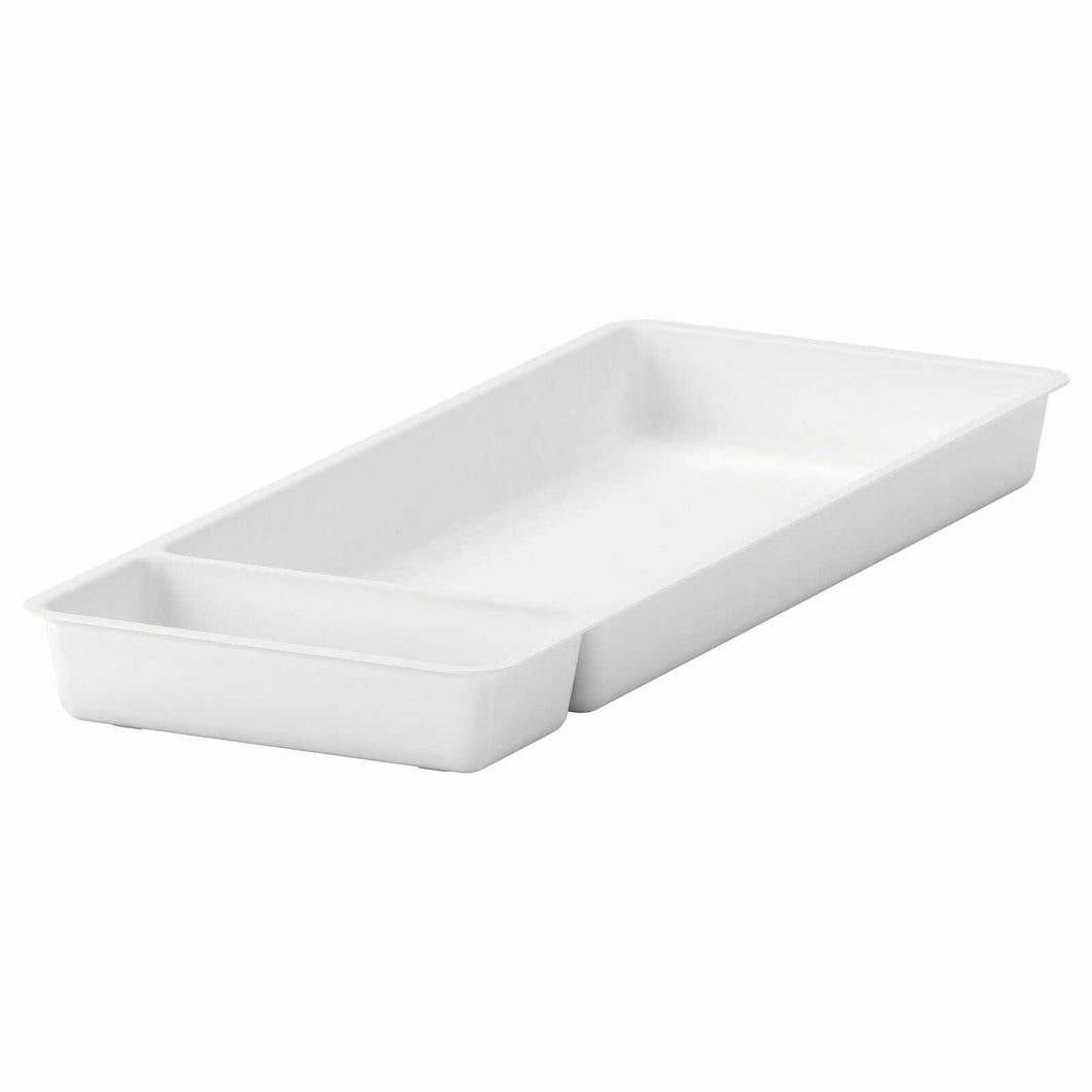 Ikea STODJA Kitchen Organiser Utensil Tray, White, Plastic