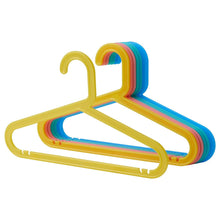 Load image into Gallery viewer, IKEA BAGIS Children&#39;s Strong Coat-Hanger Mixed Colours New Range, Pack Of 8,