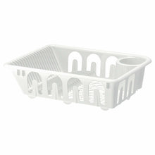 Load image into Gallery viewer, Flundra Kitchen Dish Drainer Plastic White Plate Cutlery Holder Rack *Brand Ikea*